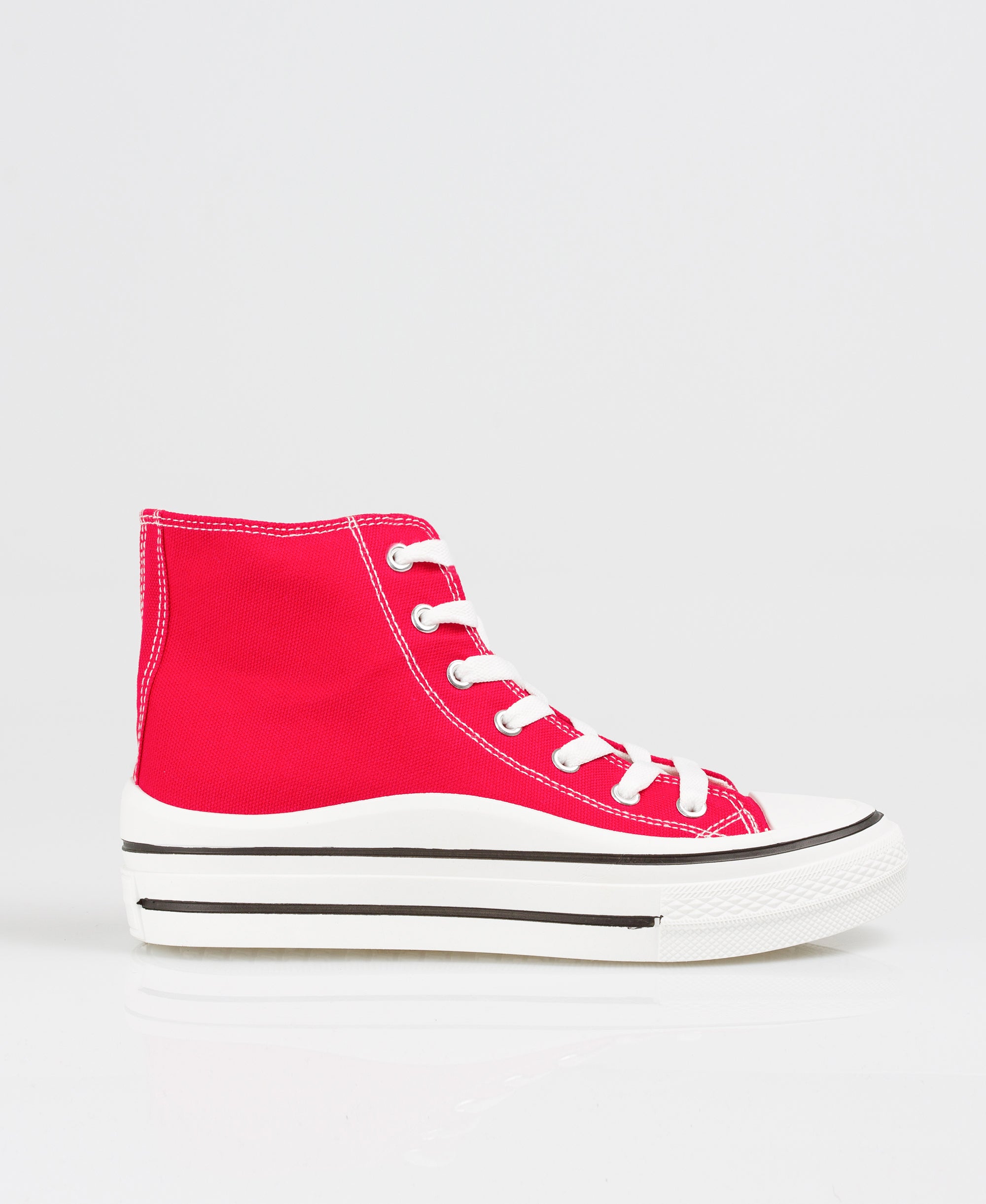 KRISP Platform Canvas High Top Trainers (16294)